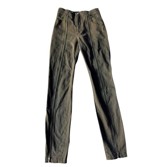 A.L.C Zander On Duty Army Zip Front Pants Women’s Sz 0  Chrissy Teigen Colab - Picture 3 of 12